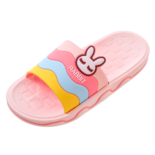 儿童凉拖鞋夏女童男童防滑软底平跟居家室内外家用一字拖四季通用