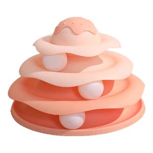 猫玩具转盘自嗨解闷神器逗猫三层轨道球益智消耗体力猫咪用品大全