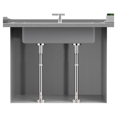 台下盆支撑架杆厨房水槽不锈钢