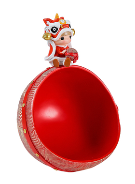 福宝居树脂摆件国潮客厅卧室收纳