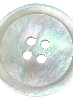 进口高端白蝶贝纽扣2mm厚