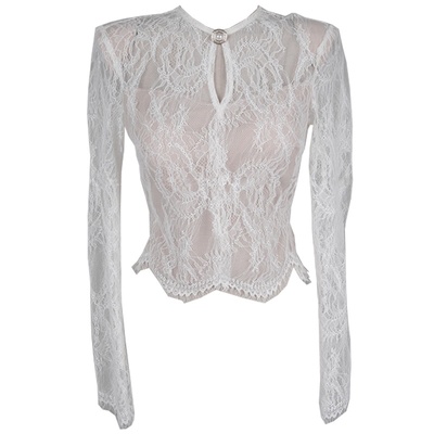 法式蕾丝打底衫女设计感小众修身