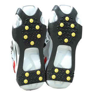 户外冰爪防滑鞋套雪地爪攀岩徒步冰面防滑鞋钉链简易冰抓登山装备