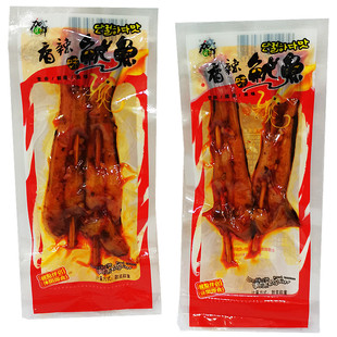 加贝鲜香辣鱿鱼泡椒铁板鱿鱼片500g休闲小吃麻辣鱿鱼串休闲小零食