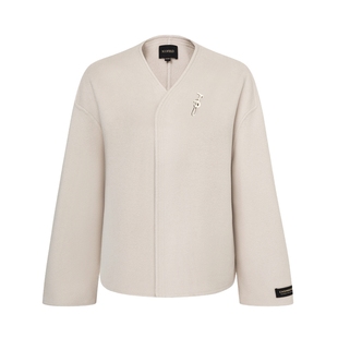 【绵羊毛+山羊绒】Scofield女双面呢毛呢大衣含桑蚕丝秋季大衣