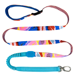 HiDREAM狗狗牵引绳大型犬防爆冲宠物多功能腰牵斜挎解放双手狗绳