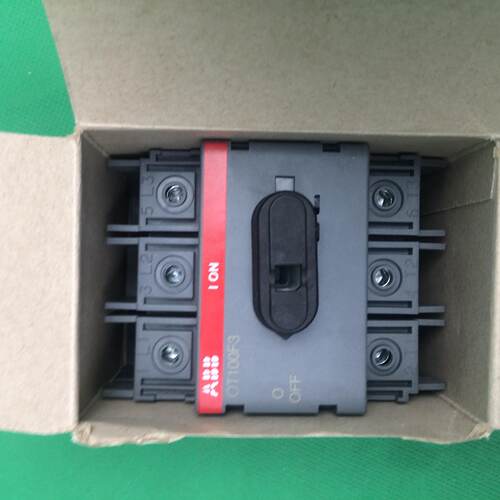 议价OT100F3 原装正品ABB隔离开关3P 100A导轨安装