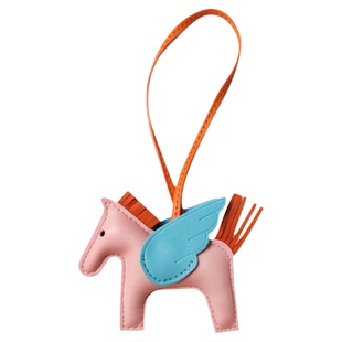 真皮H家同款小飞马包包可爱挂饰汽车钥匙扣挂件小礼品送闺蜜朋友