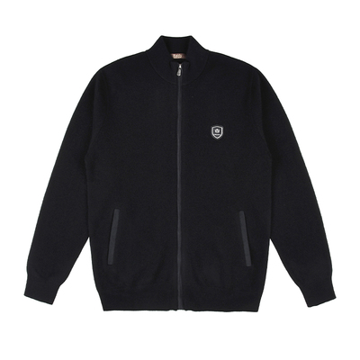 雷迪波尔牦牛绒立领毛衣开衫外套