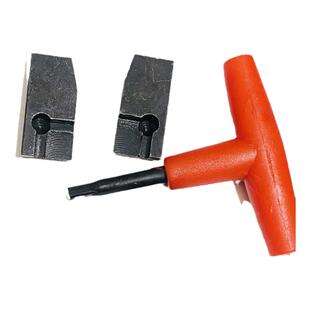 铣刀盘配件刀垫长条压块M10双头螺丝四角扳手75度90度立面铣配件