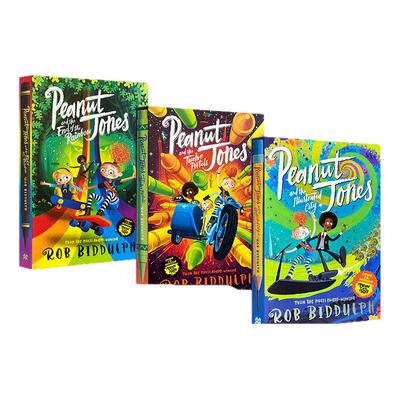英文原版进口花生琼斯系列3册平装Peanut Jones女版“哈利波特”激发想象力创造力畅销儿童文学9-12岁Macmillan赠音频