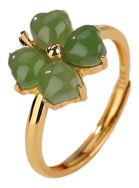 四叶草戒指女本月新品限时优惠