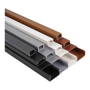 pvc线槽明装走线槽塑料方形自粘隐形网线明线槽布线装饰遮挡条线