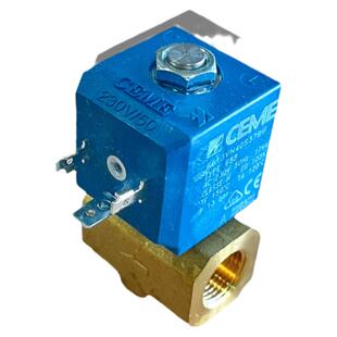 挤出机造粒机水冷电磁阀CEME6613 AC230V AC220V 688螺纹G3/8