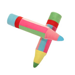 新款幼儿园舞蹈表演七彩画笔儿童玩具早操器械操大铅笔头手持道具