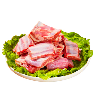 锡盟羔羊排4斤内蒙古羊肉新鲜羊肋排现杀整扇生鲜冷冻烧烤食材