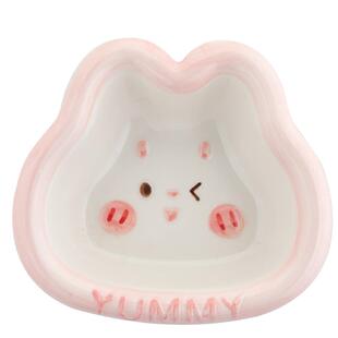 可爱卡通兔子陶瓷餐具釉下彩家用儿童宝宝米饭碗女生沙拉甜品小碗