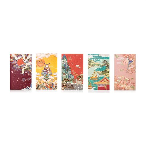 故宫淘宝｜万事胜意生日七夕教师节结婚新婚贺卡手写小卡片高级感