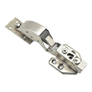 DTC镜子铰链免打孔无边框玻璃门合页静音阻尼缓冲东泰C80胶水粘贴