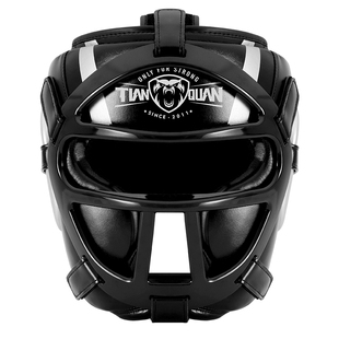 护头拳击头盔儿童护头套散打面罩头套横梁成人搏击猴脸跆拳道护具