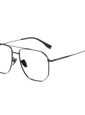 变色防蓝光大框男款近视太阳镜