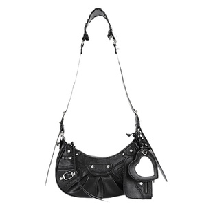 Bag of parody 月牙包2025新款辣妹铆钉三合一斜挎机车包女腋下包