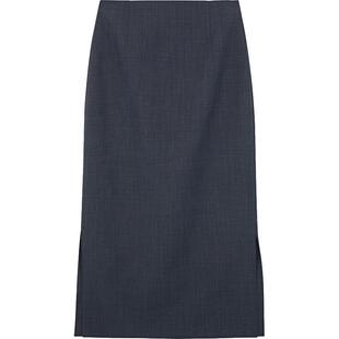 【SALE】【SHUSHUTONG】蕾虎法式优雅通勤侧双开衩半身裙