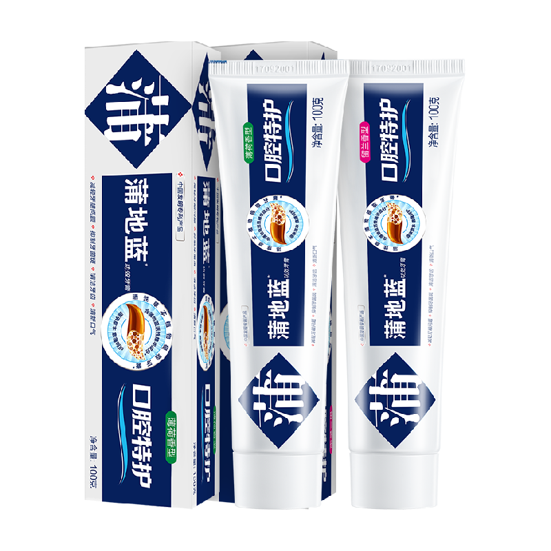 蒲地蓝牙膏清洁牙齿清新口气