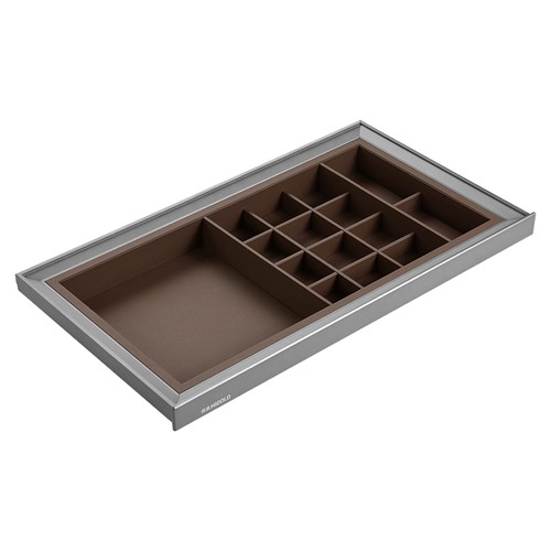 悍高衣帽间收纳衣柜拉篮内衣收纳篮阻尼抽拉多功能收纳篮裤架