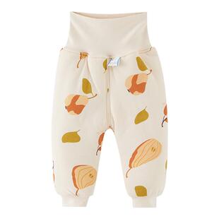 童泰婴儿棉裤秋冬季厚棉男女宝宝裤子儿童长裤居家内衣高腰闭裆裤