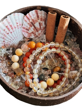 招米的水晶消磁碗！床头玄关摆件