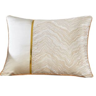 高档样板房沙发靠垫含芯客厅别墅轻奢抱枕套加大号方形午休长腰枕