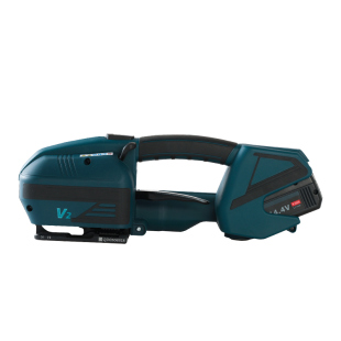 【顺丰包邮】V2手提式电动打包机JD13/16充电热熔免扣JDC16Pro手持式PET塑钢带PP打包带捆扎栈板打捆拉紧机器