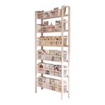 洞洞板置物架门后超薄铁艺书架儿童绘本架落地收纳架靠墙缝隙窄柜