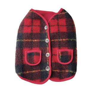 法斗衣服巴哥马甲宠物狗狗衣服冬季加厚加绒保暖马甲外套胖狗衣服