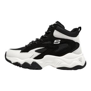 Skecehrs斯凯奇棉鞋女子款加绒老爹鞋秋冬款厚底雪地靴休闲鞋保暖