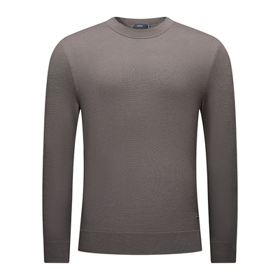 堡尼新品商务毛衣半高领净色全羊毛针织衫休闲修身内搭TJS83005A