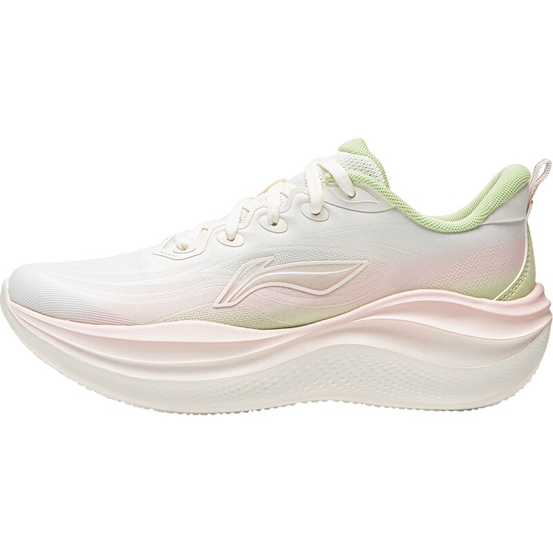 李宁凌波2 | 跑步鞋女款轻便减震软底2026新款厚底增高休闲运动鞋