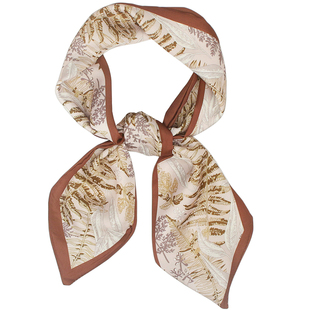 复古丝巾长条绑包包手柄绑带发带高级感缠带手提包仿真丝脖子配饰