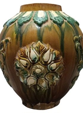 唐三彩装饰古典酒店艺术品陶器