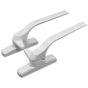 加厚塑钢门窗拉手锁老式内外平开窗户把手7字执手手柄窗锁扣配件