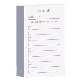 计划打卡便签贴ins便签纸每日计划打卡便签本小本子习惯自律养成便利贴考研学生用高颜值时间管理月周计划本