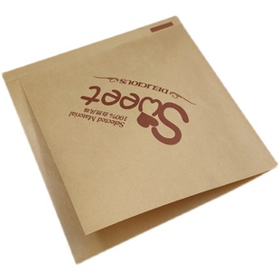 三角防油包装纸袋随手打包袋三明治甜甜圈泡芙面饼手抓煎饼袋定做