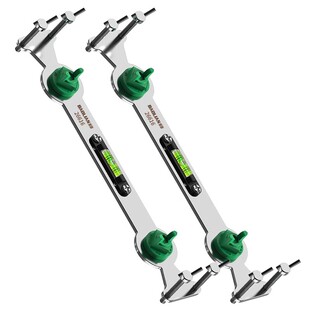 保联冷热水管固定器花洒安装定位调平器不锈钢通用双联支架水平仪