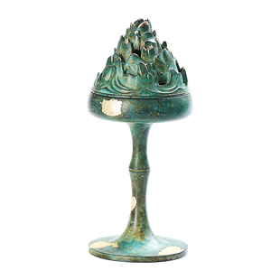 博山炉纯铜香炉家用室内熏香炉茶道盘香炉宋代美学香炉铜炉香薰炉