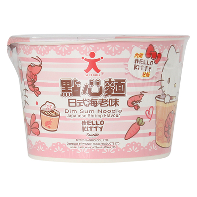 公仔面HelloKitty凯蒂猫方便面kt猫儿童宝宝泡面营养点心面条杯面