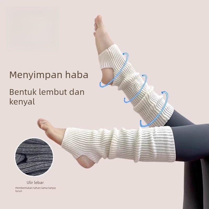 专业堆堆袜秋冬季女加厚保暖护腿瑜伽袜袜套健身运动袜中长筒袜子