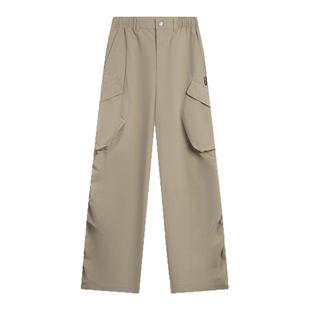 李宁户外CF溯丨运动长裤女士春季新款宽松直筒学生休闲裤子女款