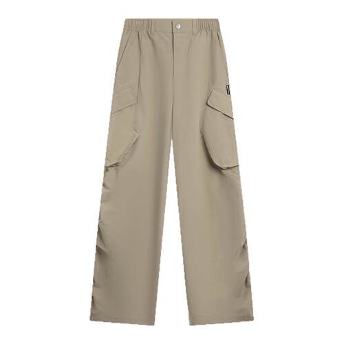 李宁户外CF溯丨运动长裤女士春季新款宽松直筒学生休闲裤子女款