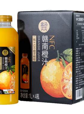 盒马 NFC赣南橙汁 1L*4瓶